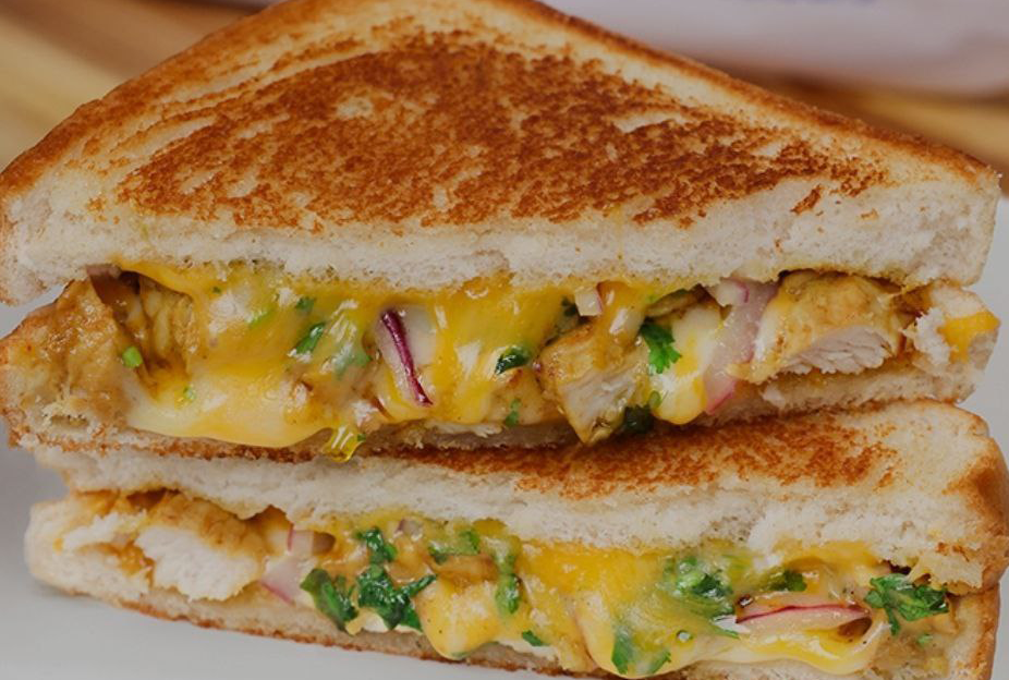 Chicken Tikka Cheese Melt